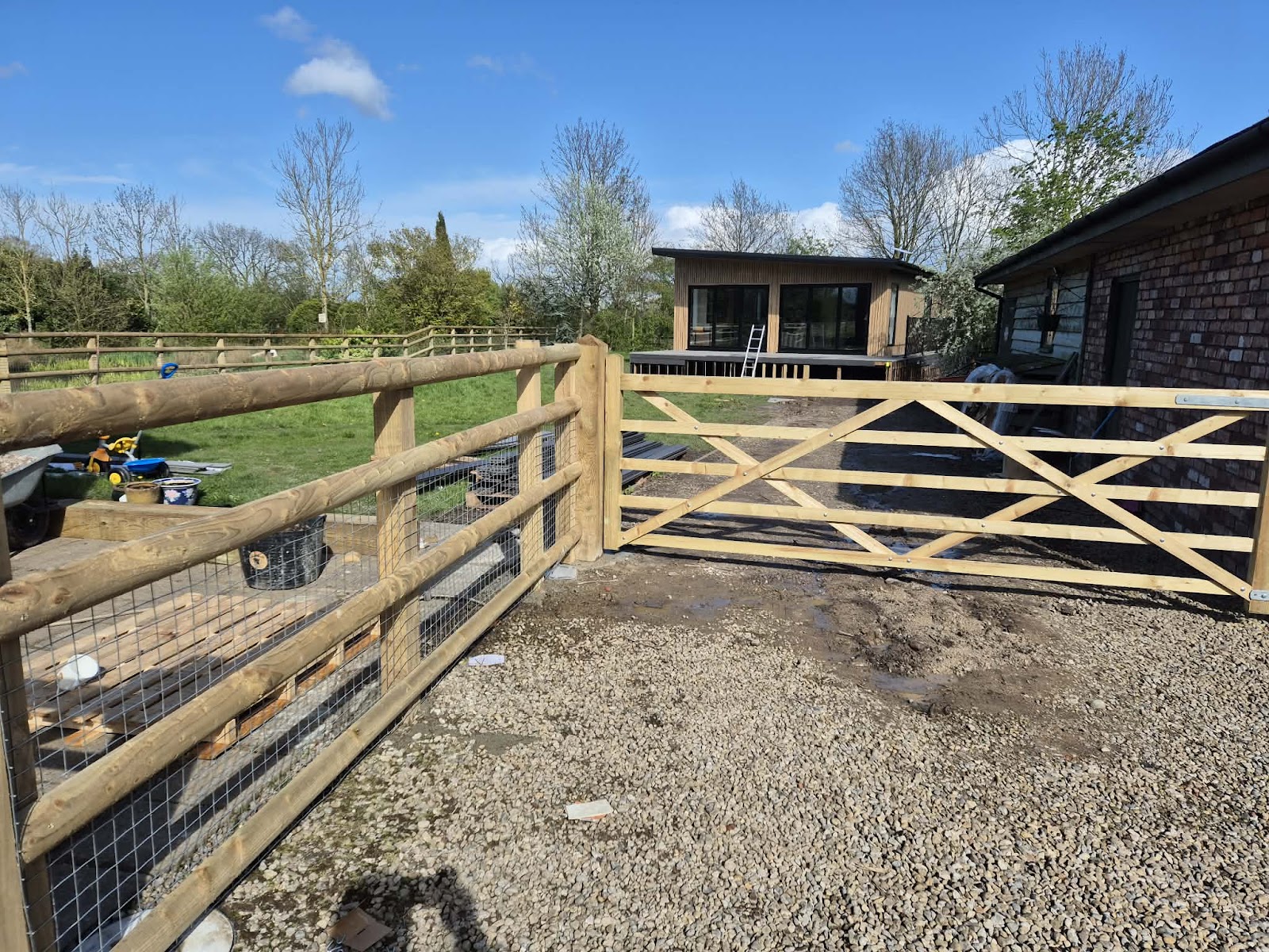 Closeboard fencing project Lancashire